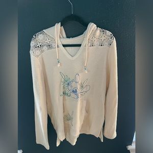 Rare Disney Stitch Baja Hoodie - gently used